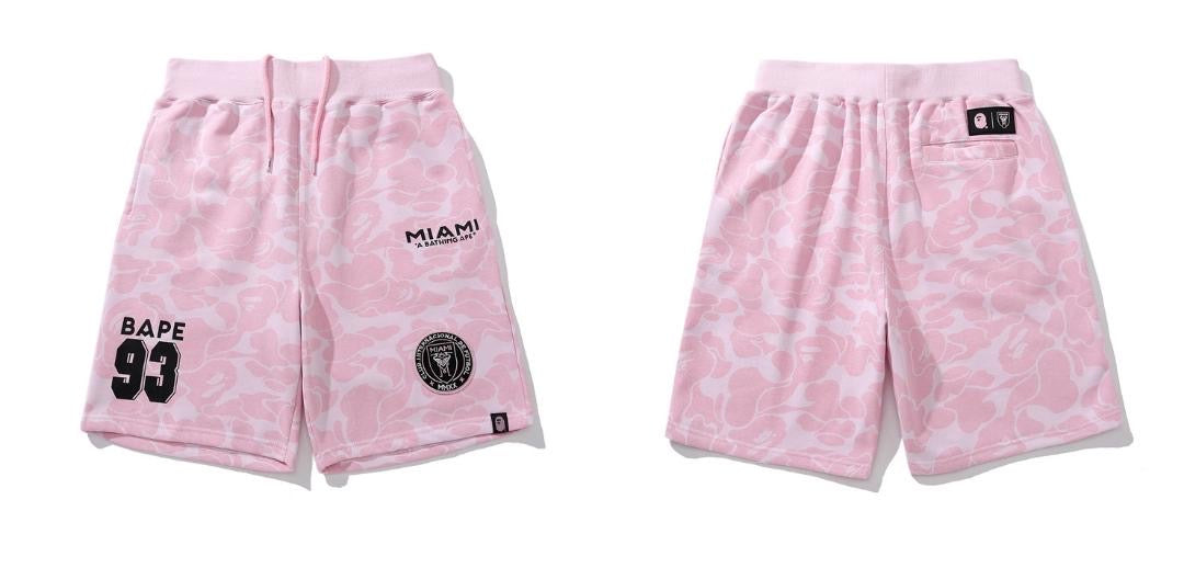 BAPE x Inter Miami CF Sweatshort Pink