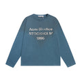Acne Studios Sprayed 1996 Logo Long Sleeve Blue
