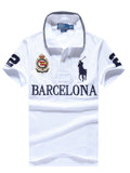 Polo Ralph Lauren Big Pony Barcelona Polo Shirt White / Navy