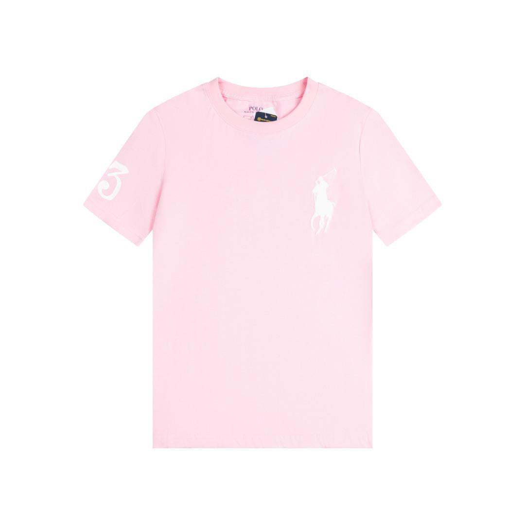 Polo Ralph Lauren Big Pony T-Shirt Light Pink White