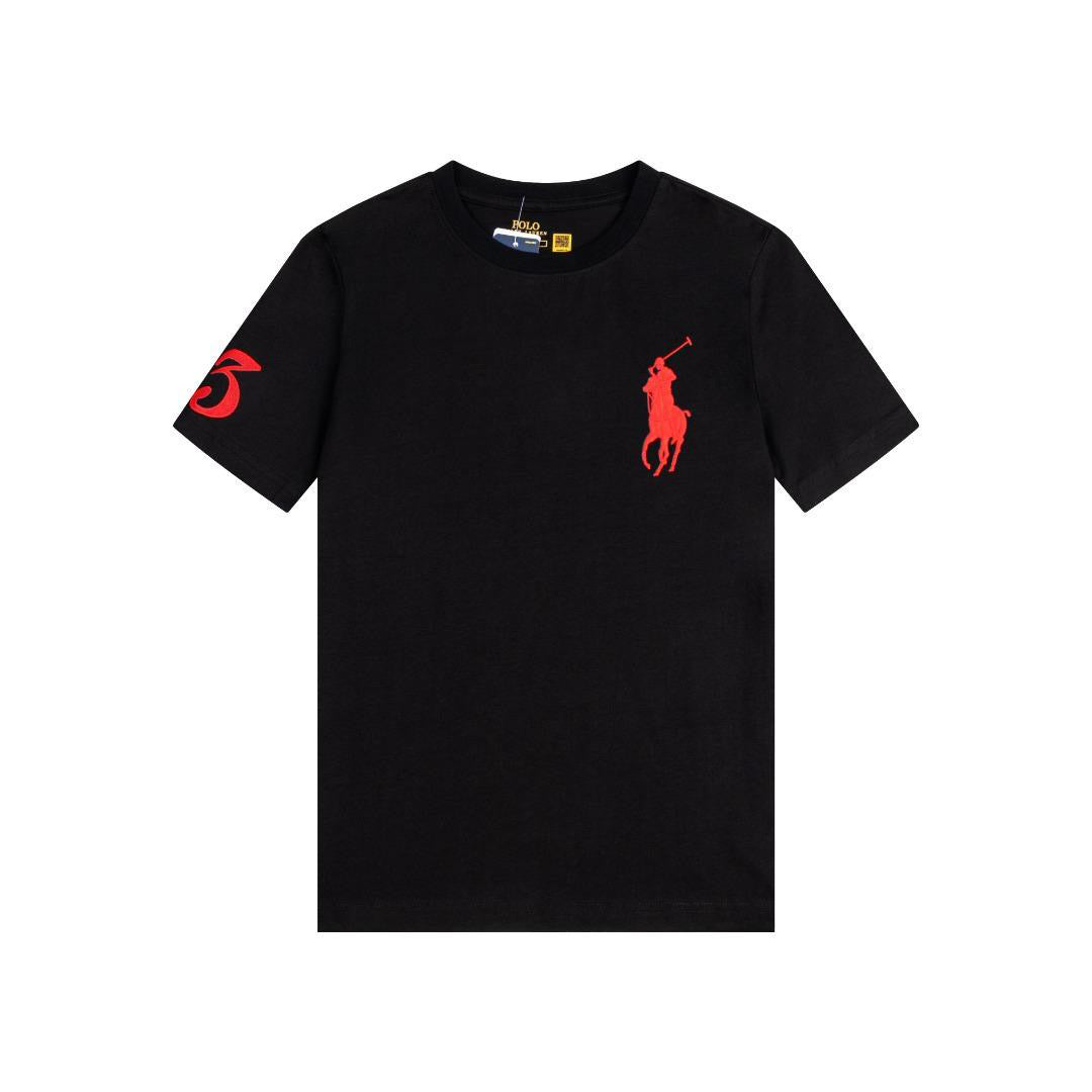Polo Ralph Lauren Big Pony T-Shirt Light Black Red