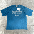 Acne Studios - Sprayed logo t- shirt - Faded Blue