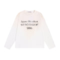 Acne Studios Sprayed 1996 Logo Long Sleeve White