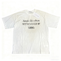Acne Studios - Sprayed logo t- shirt - Faded white