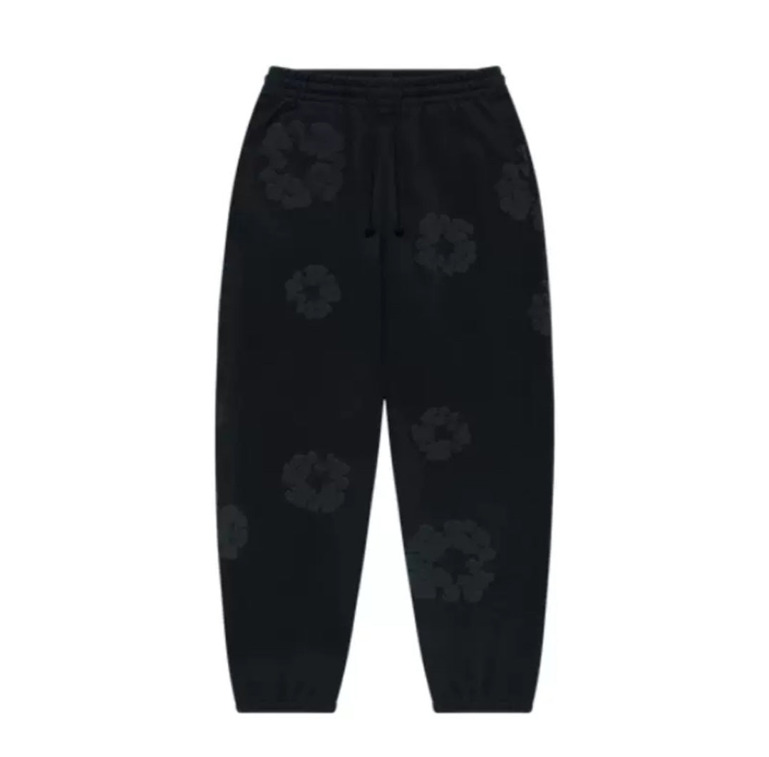 Denim Tears Cotton Wreath Sweatpant Black