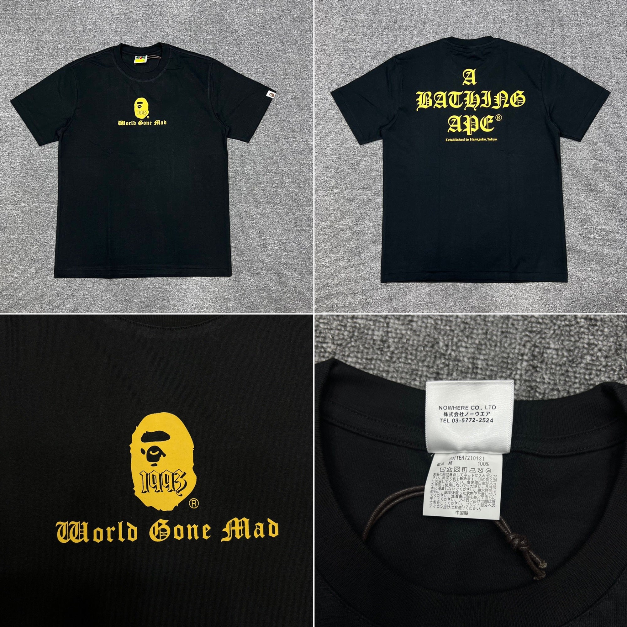 BAPE A Bathing Ape Logo Tee
Black Men's - SS23 -