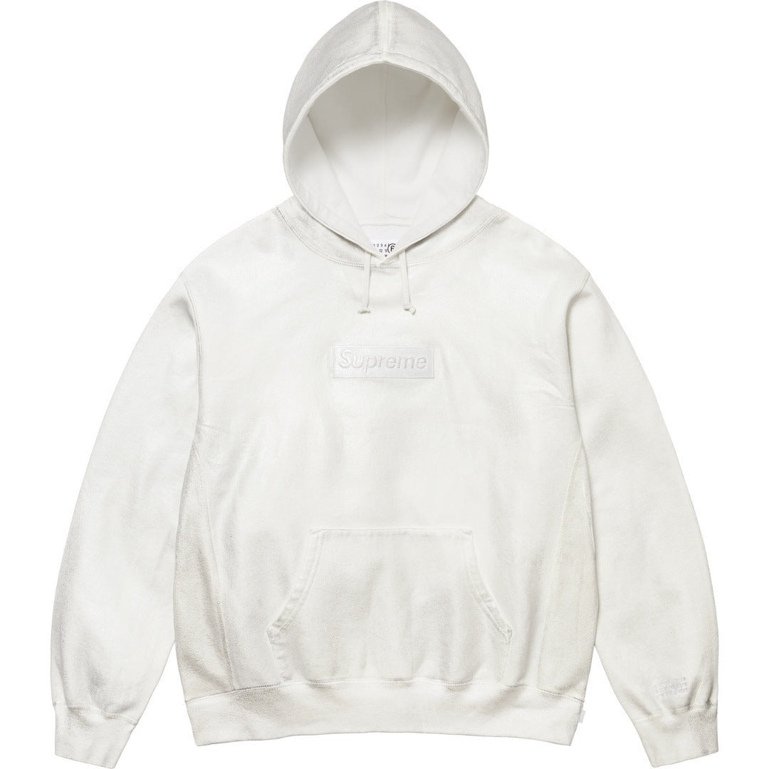 Supreme x MM6 Maison Margiela Foil Box Logo Hoodie SS24