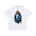 BAPE ABC Camo Milo On Big Ape Head White Navy