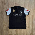 Polo Ralph Lauren Big Pony Tokyo Polo Shirt Black / White