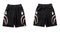 Bape Black Double Shark Shorts