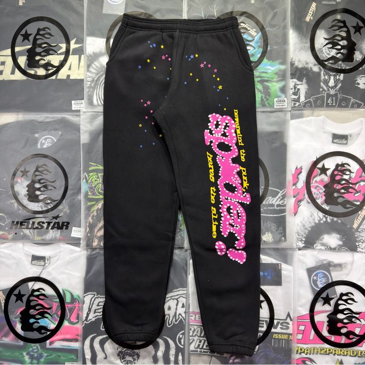 Sp5der OG Web Sweatpants 'Black'
