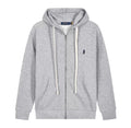 Polo Ralph Lauren Heather Gray Fleece Full Zip-Up Hoodie