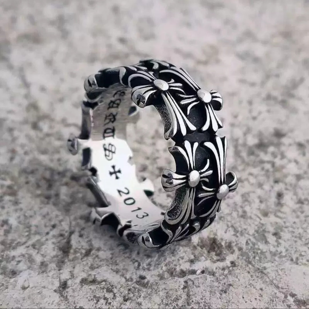 Chrome Hearts Double couple ring