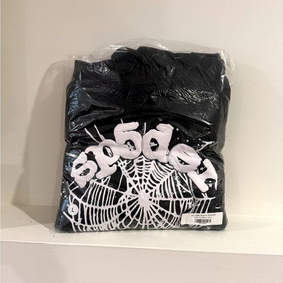 Sp5der OG Web Hoodie 'Black'