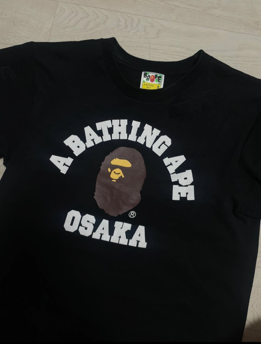 BAPE College T-Shirt Black