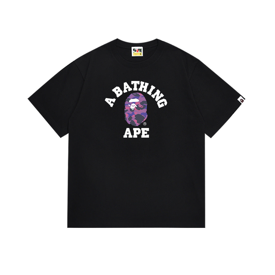 BAPE Colors College Tee Black/Purple
