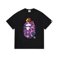 BAPE ABC Camo Milo On Big Ape Head Black Purple