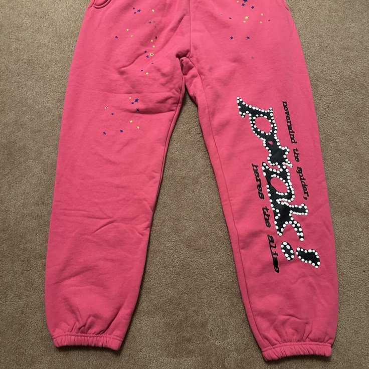 Sp5der P*NK V2 pants Pink
