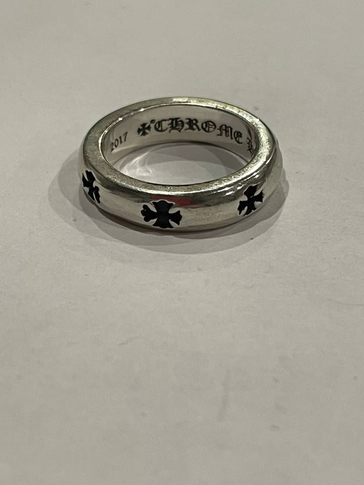 Chrome Hearts Negative CH Plus ring