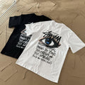 (+2)Stüssy Ocula Short-Sleeved T-shirt [Black][White]