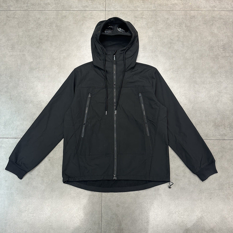 ➡️30일 한정 판매⬅️ C.P. Company Hood Windbreaker Jacket Black - 25SS