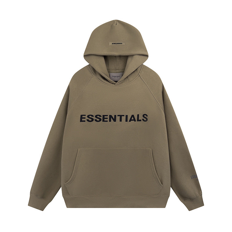 Fear of God Essentials Pullover Hoodie 'Sage' 다크 브라운