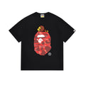 BAPE ABC Camo Milo On Big Ape Head Black Red