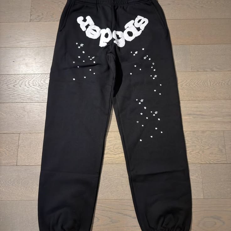 Sp5der OG Web Sweatpant Black