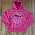 Sp5der P*NK V2 Hoodie Pink