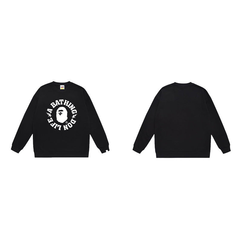 BAPE DONLIFE Ape Head Logo Sleeve Black