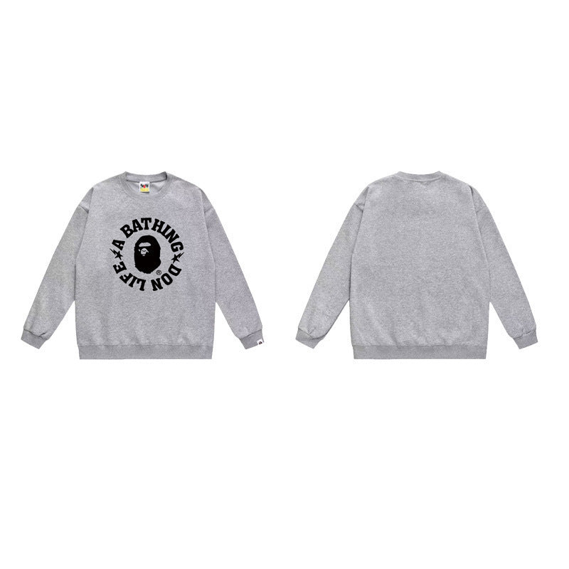 BAPE DONLIFE Ape Head Logo Sleeve Gray