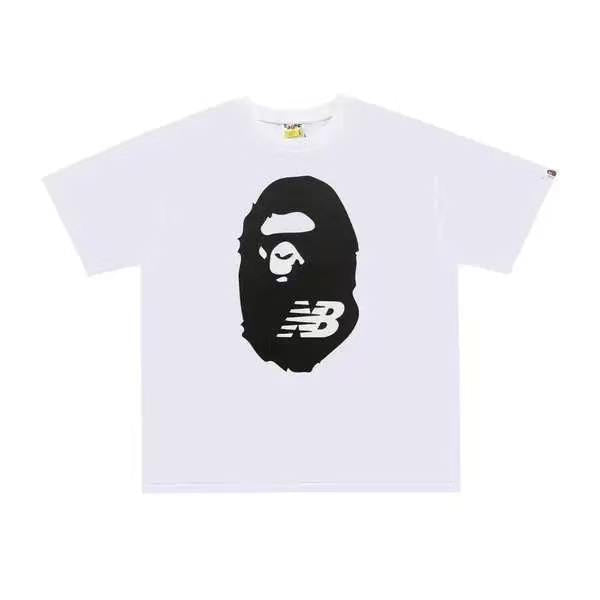 BAPE X NEW BALANCE APES TOGETHER STRONG BIG APE T-Shirt White