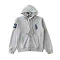 Polo Ralph Lauren Big pony Hoodie zip Grey