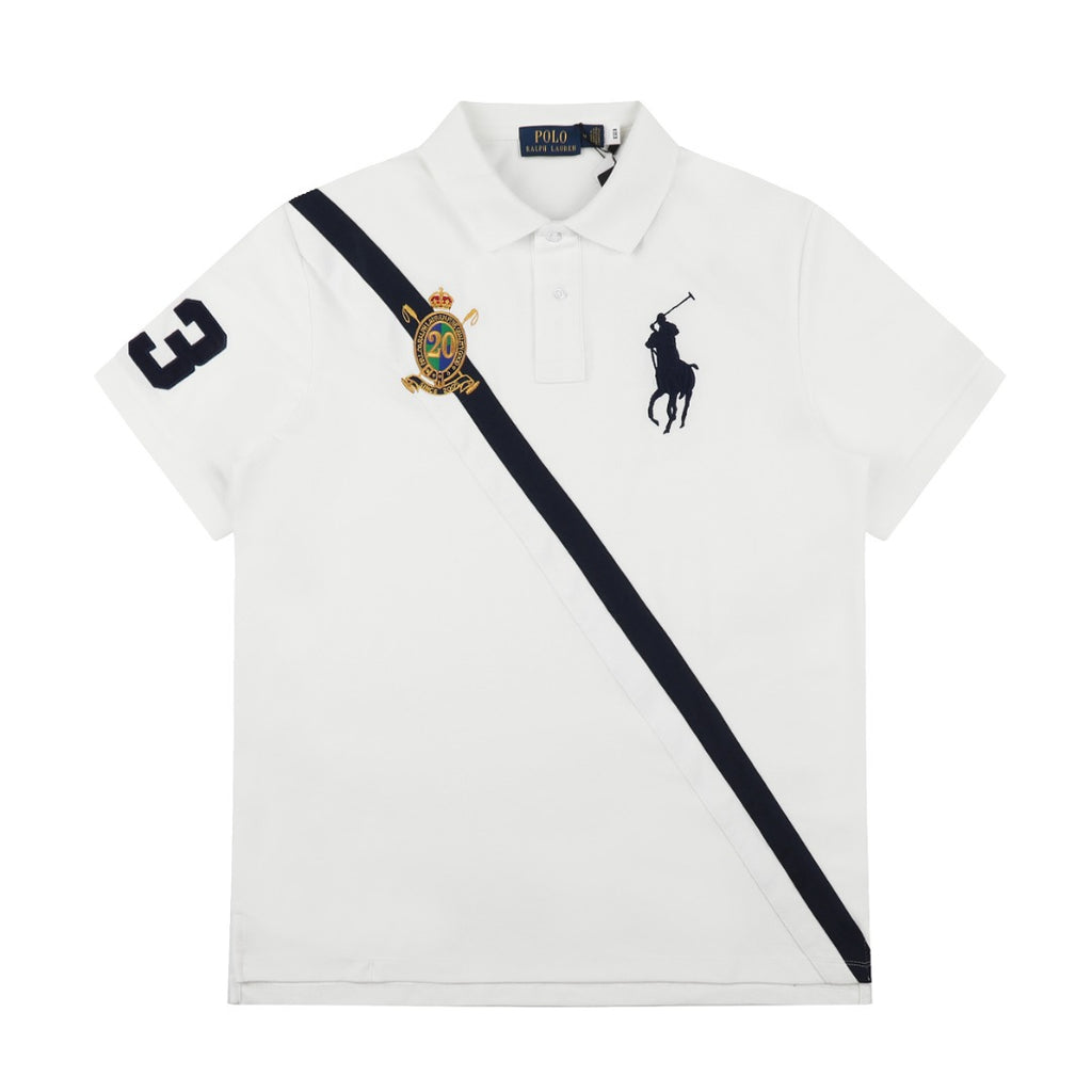 (+6)Polo Ralph Lauren Black BIG PONY 20th ANNIVERSARY CREST
