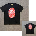 Bape ABC CAMO Big Ape Head T- Shirt Black/Pink