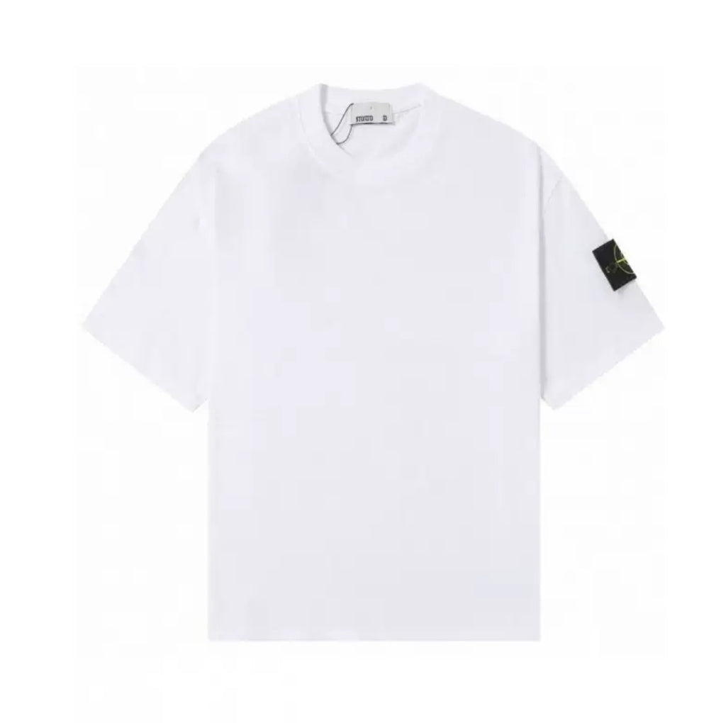 (+7)Stone Island color cotton t-shirt