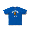 BAPE College Tee Blue
