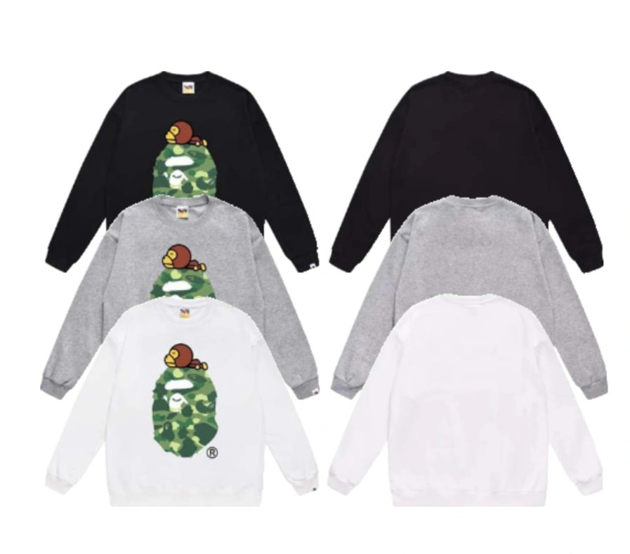 (+3)BAPE Color Camo Milo On Big Ape Head Green/+3 (사본)