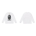 A Bathing Ape Space Big Ape Head Sleeve Ape Head Sleeve White