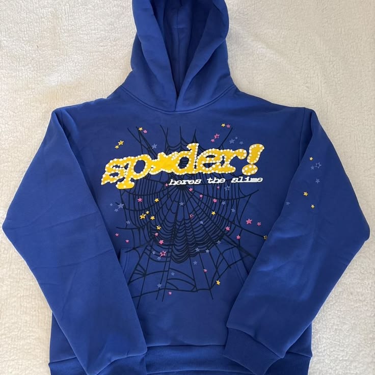 Sp5der Hoodie 'TC Blue'