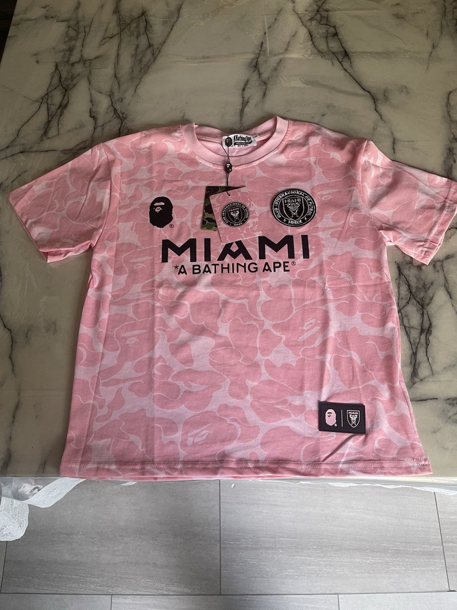 Inter Miami x Bape Pink T-shirt