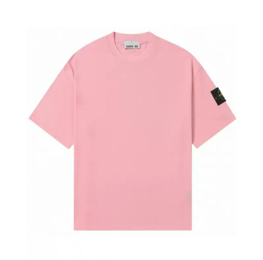 (+7)Stone Island color cotton t-shirt