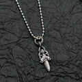Chrome Hearts 5 Dagger Pendant Silver