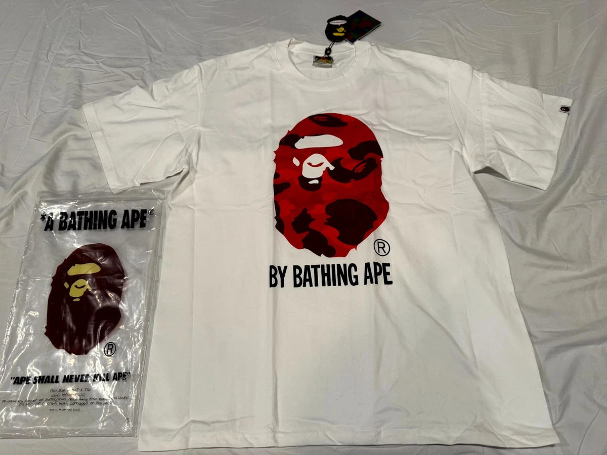(Color 4)BAPE Big Ape Head T-Shirt White /(Color 5) BAPE ABC Big Ape Head T-Shirt White