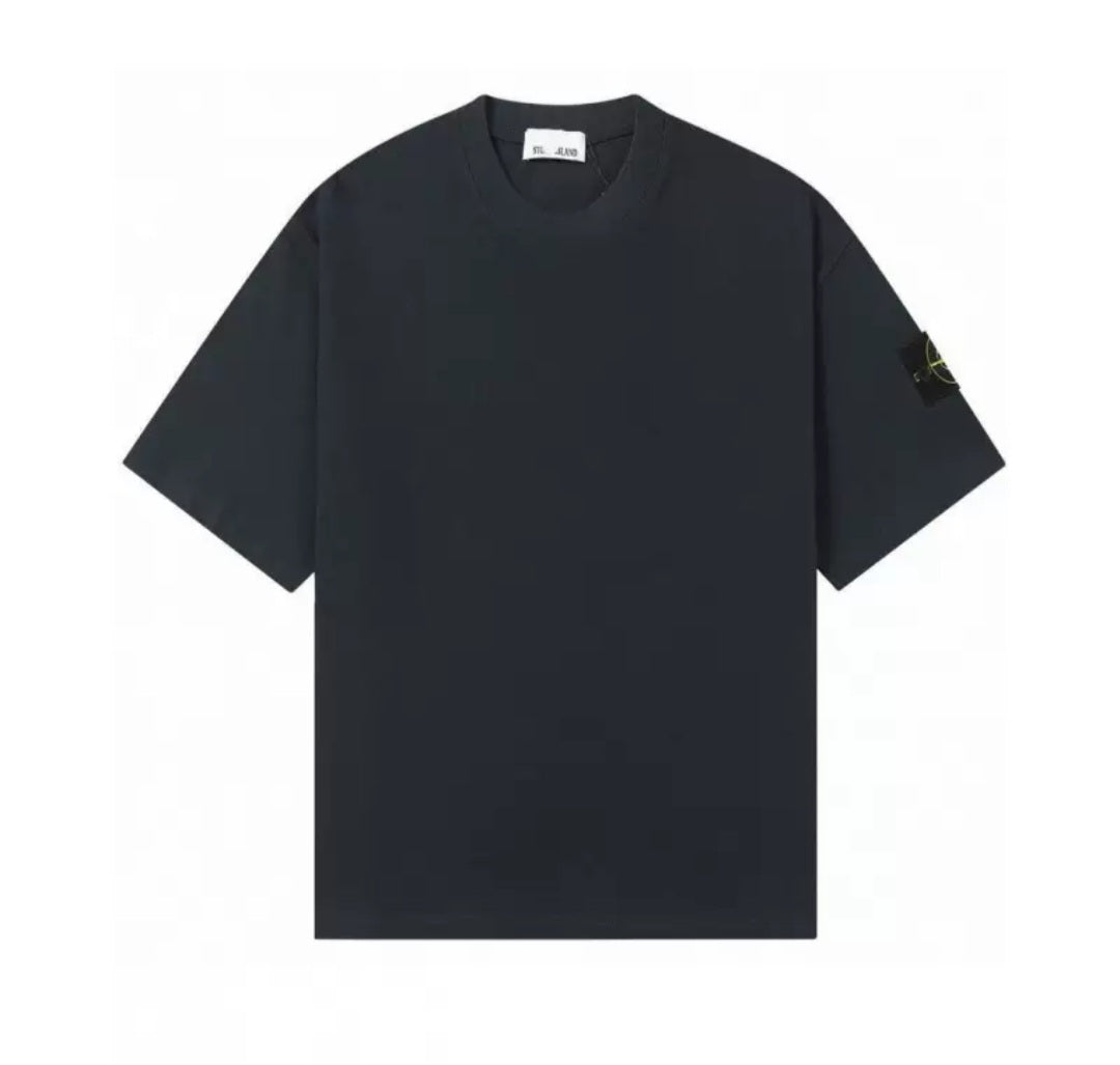 (+7)Stone Island color cotton t-shirt