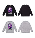(+2)A Bathing Ape Color Camo Big Ape Head Sleeve  Purple/+2