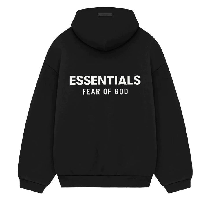 Essentials Fleece Hoodie Black - 24FW