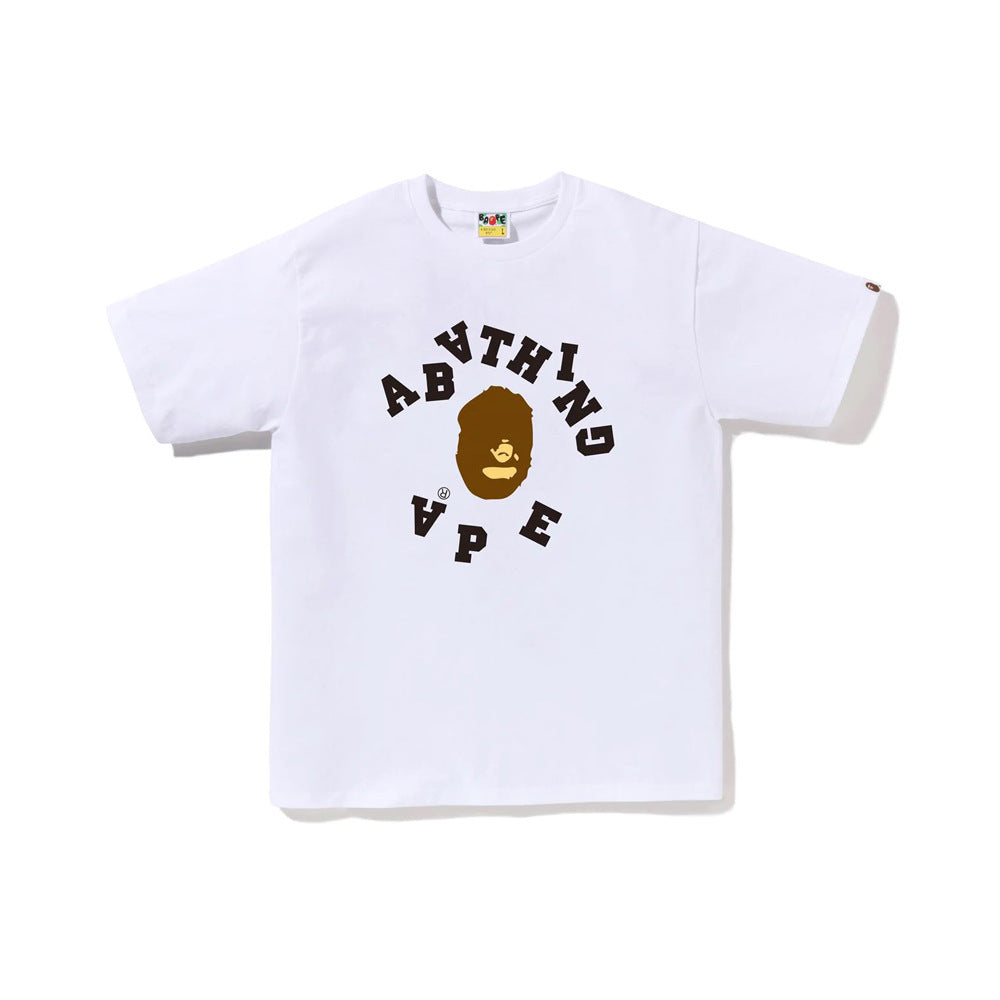 BAPE Broken College T-Shirt White
