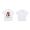 A Bathing Ape x Pink Panther Ape Head White T