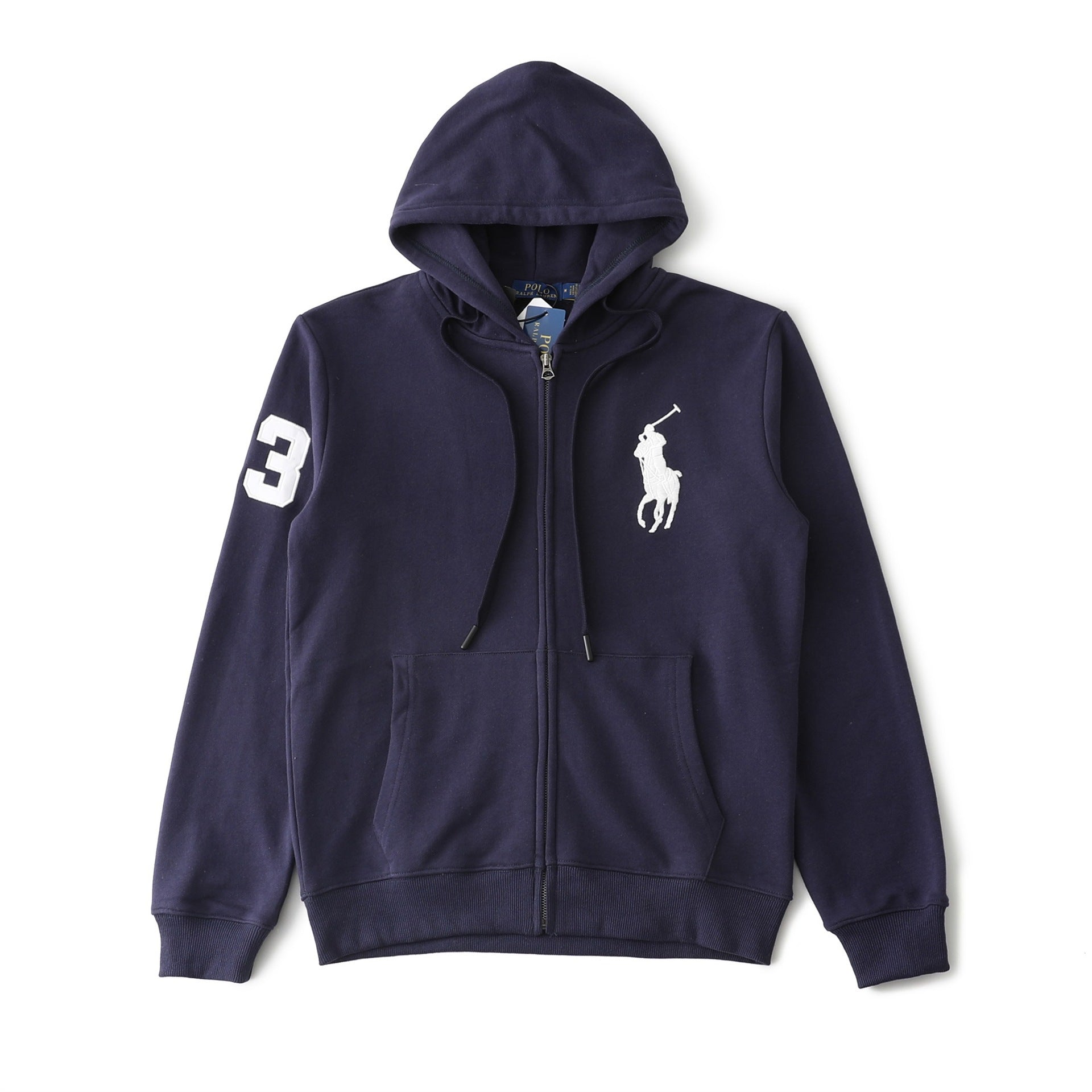 Polo Ralph Lauren Big pony Hoodie zip Navy